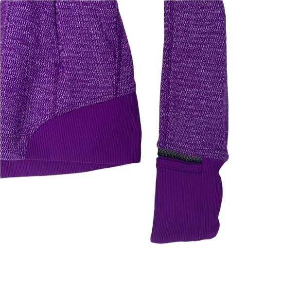 - Lululemon Runderful Violet Purple 1/2 Zip Rulu Pullover Top - Picture 13 of 15